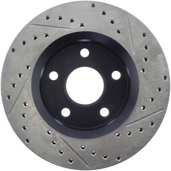 Stoptech - StopTech Sport Cross Drilled Brake Rotor Front Right 128.67068R