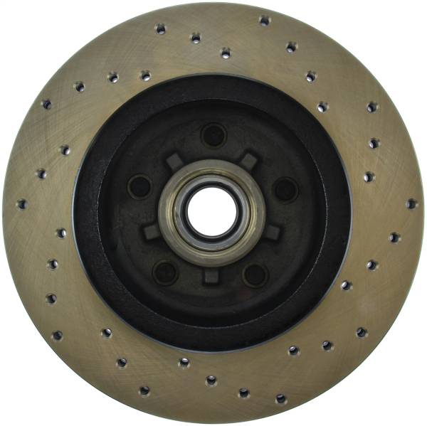 Stoptech - StopTech Sport Cross Drilled Brake Rotor Front Right 128.80003R