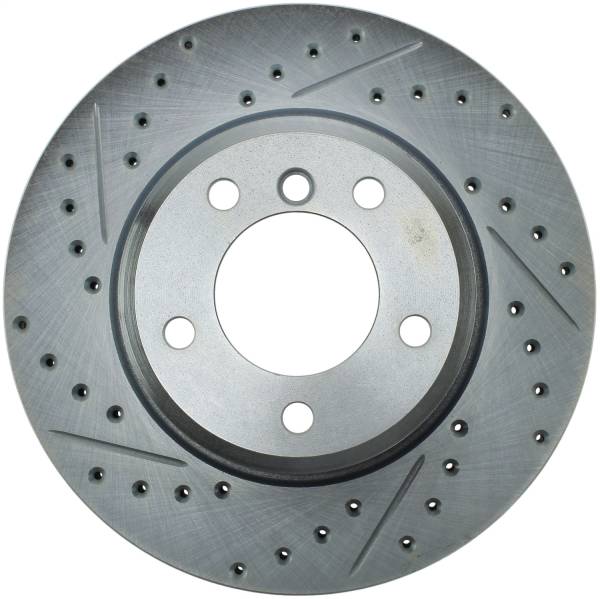 StopTech - StopTech Select Sport Drilled and Slotted Brake Rotor; Front Right