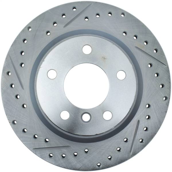 StopTech - StopTech Select Sport Drilled and Slotted Brake Rotor; Rear Right