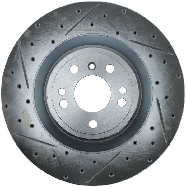 StopTech - StopTech Select Sport Drilled and Slotted Brake Rotor; Front Right