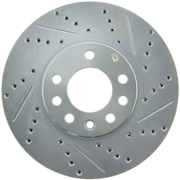 StopTech - StopTech Select Sport Drilled and Slotted Brake Rotor Front Left 227.38012L