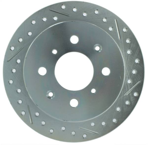 StopTech - StopTech Select Sport Drilled and Slotted Brake Rotor Rear Left 227.40017L