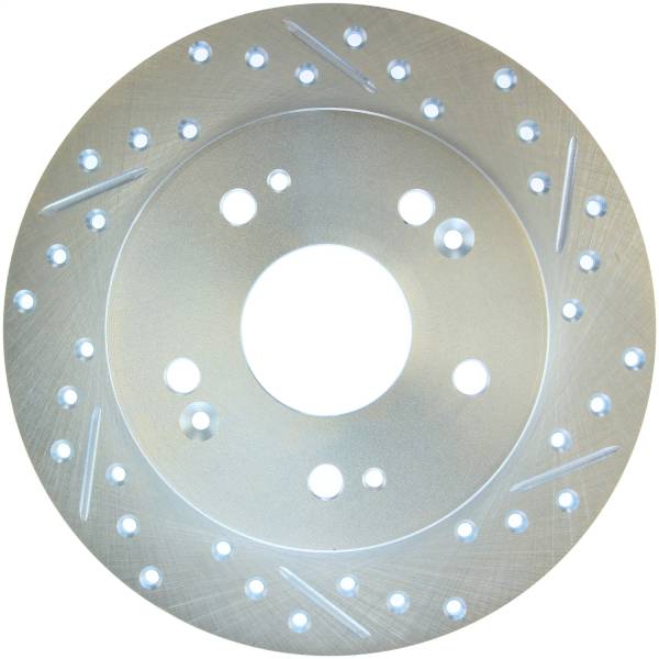 StopTech - StopTech Select Sport Drilled and Slotted Brake Rotor Rear Left 227.40040L