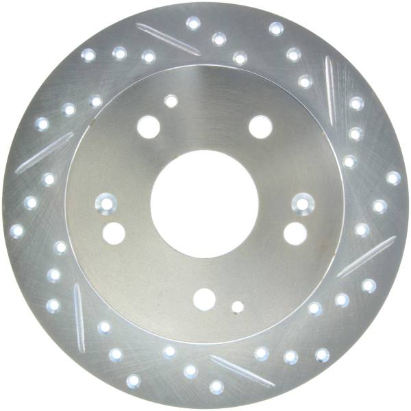 StopTech - StopTech Select Sport Drilled and Slotted Brake Rotor Rear Left 227.40042L