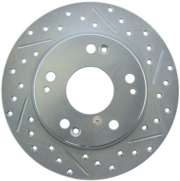 Stoptech - StopTech Select Sport Drilled and Slotted Brake Rotor Rear Left 227.40055L