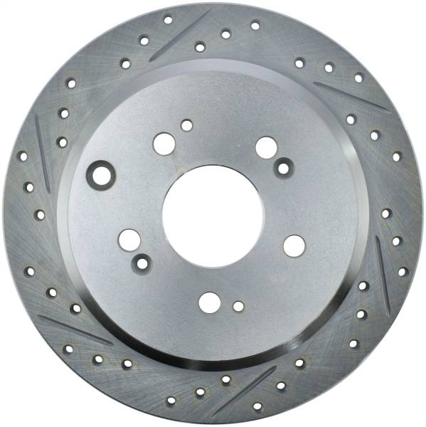 Stoptech - StopTech Select Sport Drilled and Slotted Brake Rotor; Rear Right