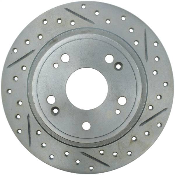 Stoptech - StopTech Select Sport Drilled and Slotted Brake Rotor Rear Left 227.40068L