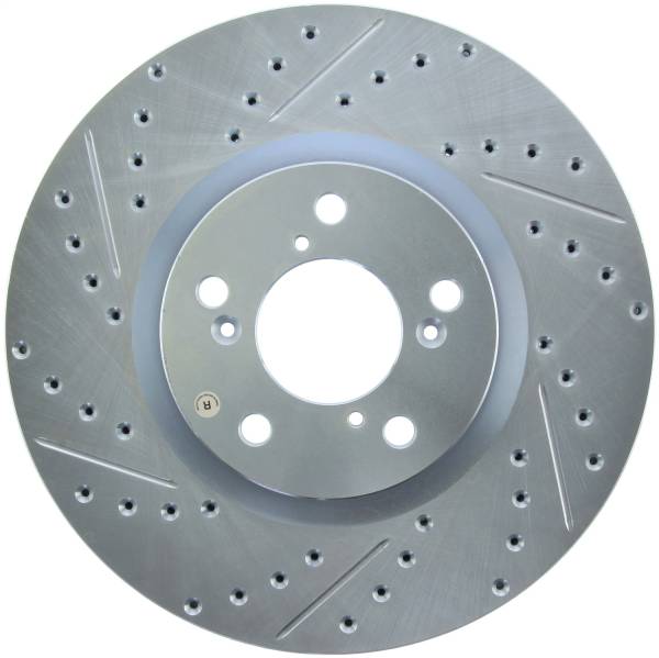 StopTech - StopTech Select Sport Drilled and Slotted Brake Rotor Front Right 227.40071R