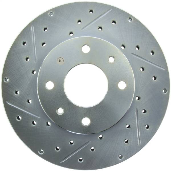 StopTech - StopTech Select Sport Drilled and Slotted Brake Rotor Front Right 227.42055R