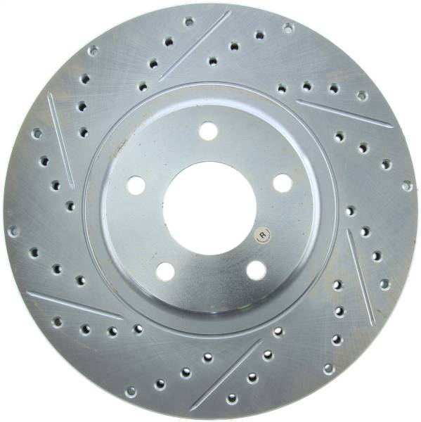 StopTech - StopTech Select Sport Drilled and Slotted Brake Rotor Front Right 227.42075R