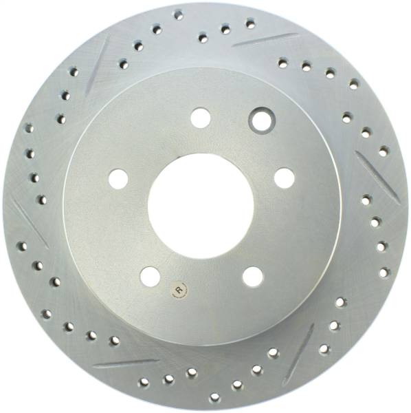 Stoptech - StopTech Select Sport Drilled and Slotted Brake Rotor Rear Right 227.42077R