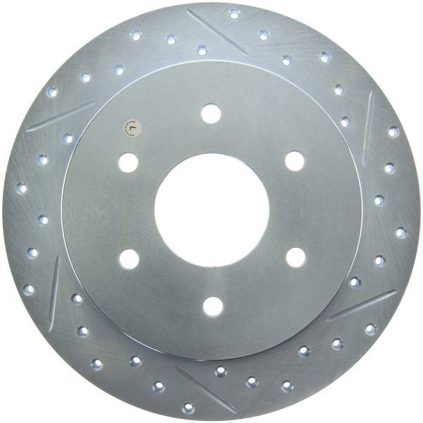 Stoptech - StopTech Select Sport Drilled and Slotted Brake Rotor Rear Left 227.42081L