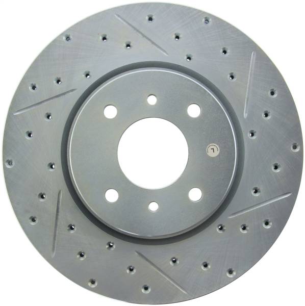 StopTech - StopTech Select Sport Drilled and Slotted Brake Rotor Front Left 227.42083L