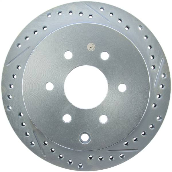 Stoptech - StopTech Select Sport Drilled and Slotted Brake Rotor Rear Left 227.42087L