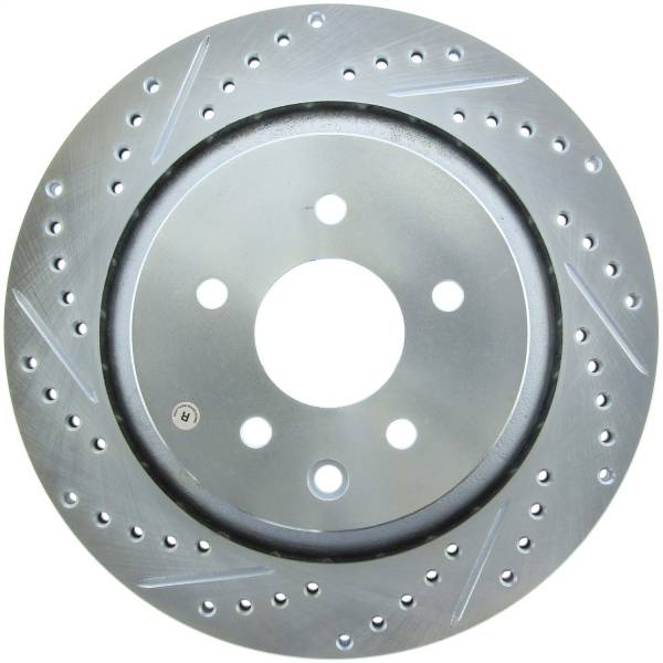 Stoptech - StopTech Select Sport Drilled and Slotted Brake Rotor Rear Right 227.42093R