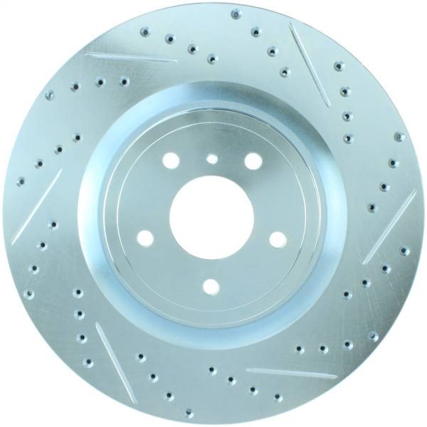 StopTech - StopTech Select Sport Drilled and Slotted Brake Rotor Front Left 227.42100L