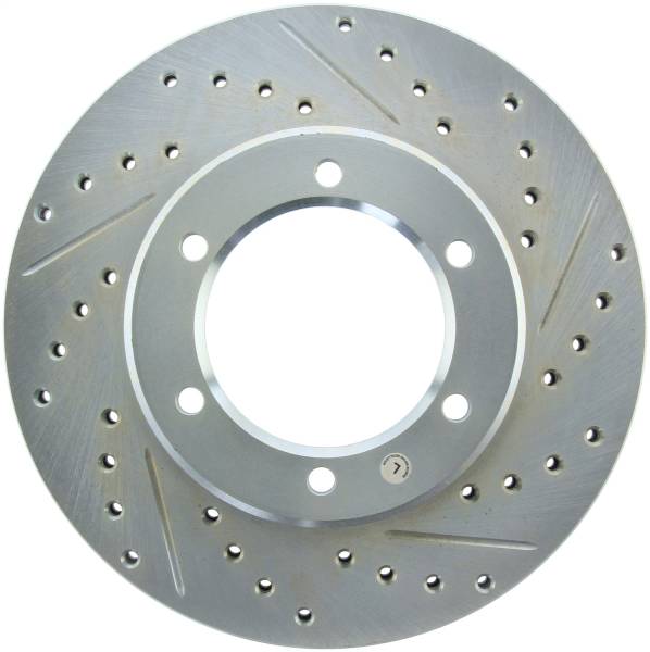 StopTech - StopTech Select Sport Drilled and Slotted Brake Rotor Front Left 227.44044L