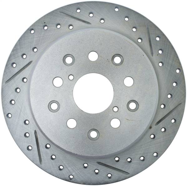 Stoptech - StopTech 01-05 Lexus IS300 / 02-10 Lexus SC430 Sport Slotted & Drilled Rear Left Brake Rotor - 227.44090L