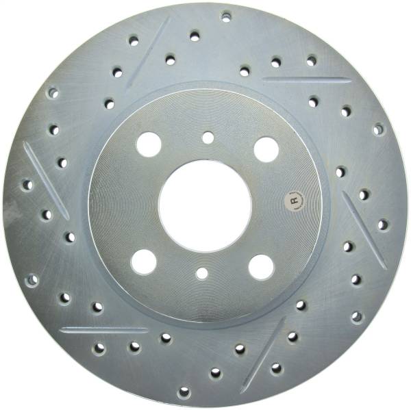 Stoptech - StopTech Select Sport Drilled and Slotted Brake Rotor Front Right 227.44092R