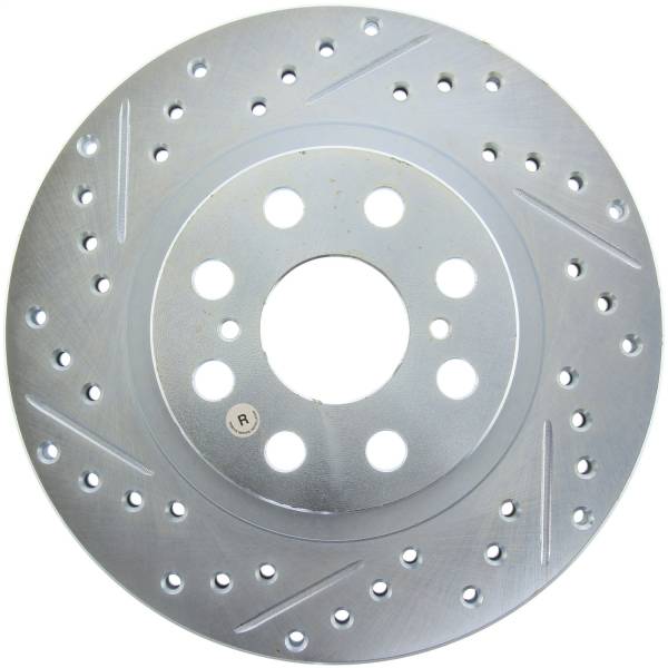 Stoptech - StopTech Select Sport Drilled and Slotted Brake Rotor Front Right 227.44120R