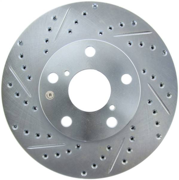 Stoptech - StopTech Select Sport Drilled and Slotted Brake Rotor Front Right 227.44121R