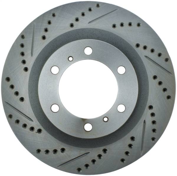 Stoptech - StopTech Select Sport Drilled and Slotted Brake Rotor; Front Right