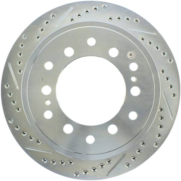 Stoptech - StopTech Select Sport Drilled and Slotted Brake Rotor; Rear Right