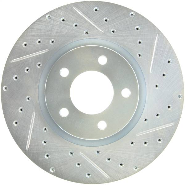 StopTech - StopTech Select Sport Drilled and Slotted Brake Rotor Front Left 227.45078L