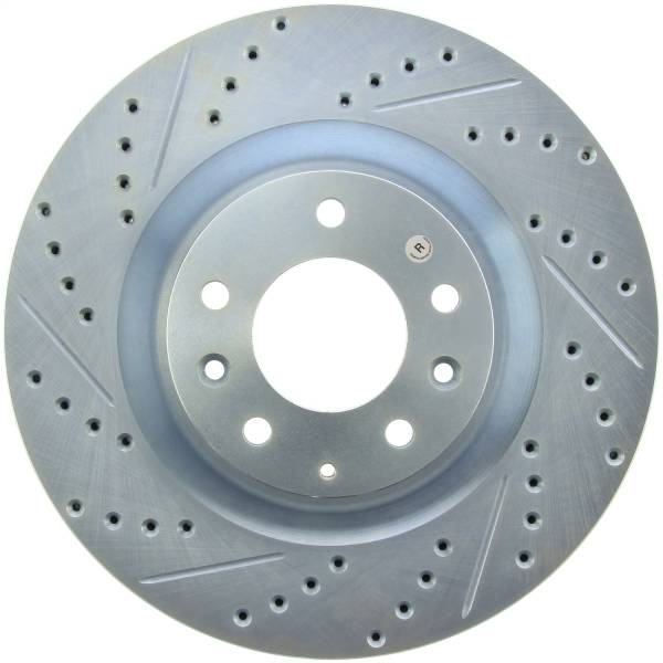 Stoptech - StopTech Select Sport Drilled and Slotted Brake Rotor; Front Right