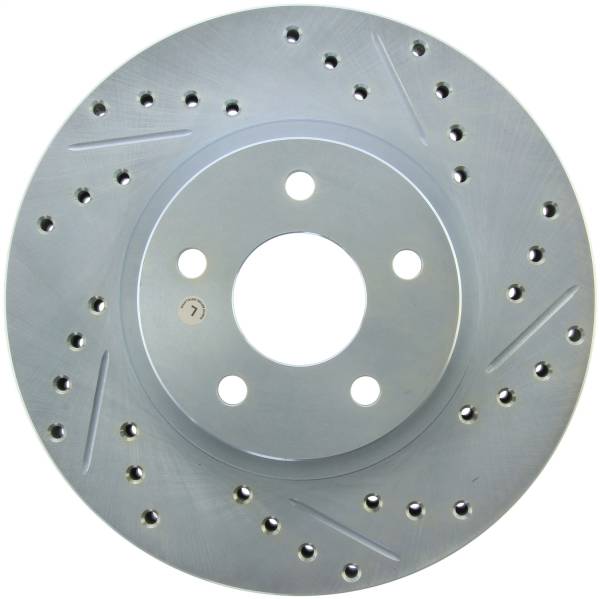 StopTech - StopTech Select Sport Drilled and Slotted Brake Rotor Front Left 227.47012L