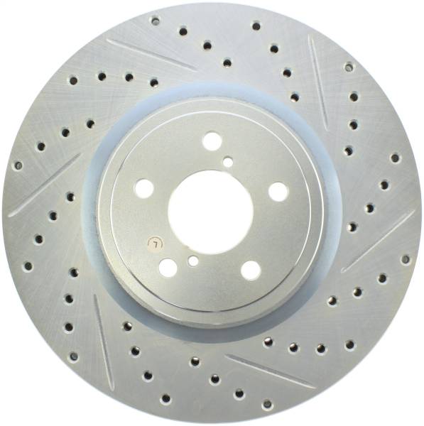 Stoptech - StopTech 05-14 Subaru Legacy Select Sport Drilled & Slotted Rotor - Left - 227.47024L