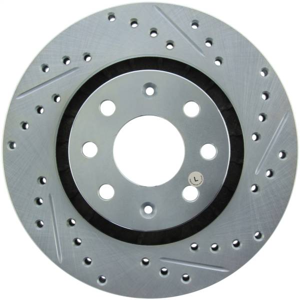 StopTech - StopTech Select Sport Drilled and Slotted Brake Rotor Front Left 227.49008L