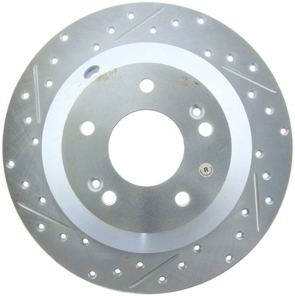 Stoptech - StopTech Select Sport Drilled and Slotted Brake Rotor; Rear Right