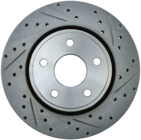 StopTech - StopTech Select Sport Drilled and Slotted Brake Rotor Front Left 227.58001L