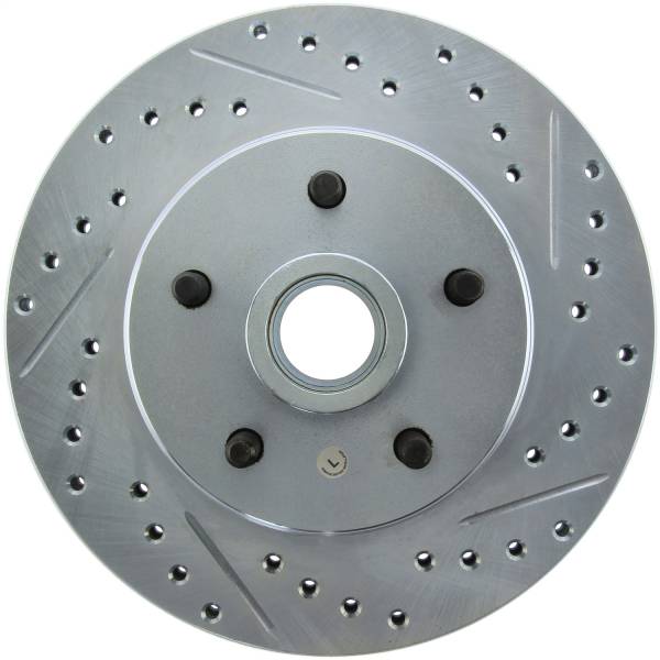 StopTech - StopTech Select Sport Drilled and Slotted Brake Rotor Front Left 227.61002L