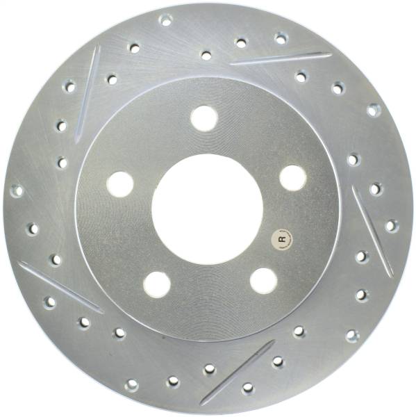 Stoptech - StopTech Select Sport Drilled and Slotted Brake Rotor Rear Right 227.61037R