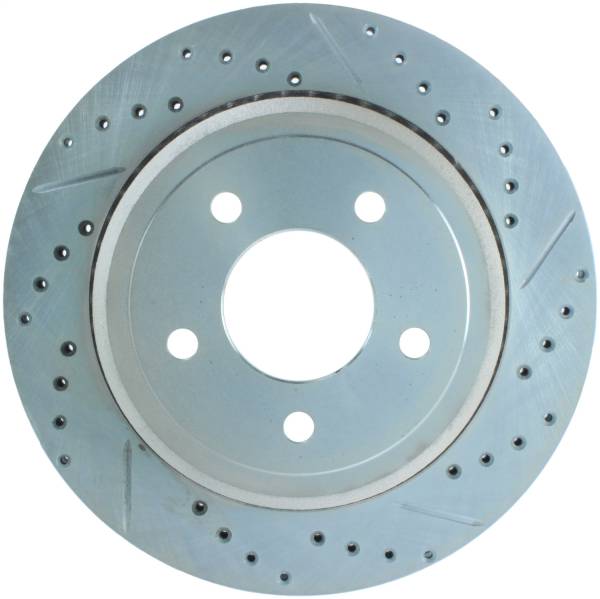 StopTech - StopTech Select Sport Drilled and Slotted Brake Rotor Rear Left 227.61073L