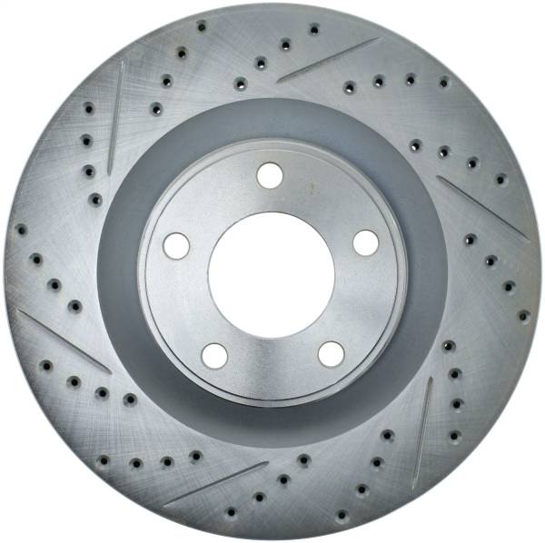 Stoptech - StopTech Select Sport Drilled and Slotted Brake Rotor; Front Right