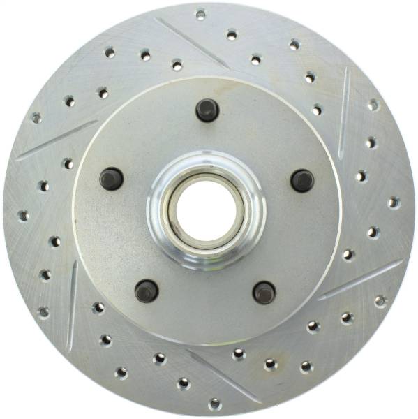 StopTech - StopTech Select Sport Drilled and Slotted Brake Rotor Front Left 227.62000L