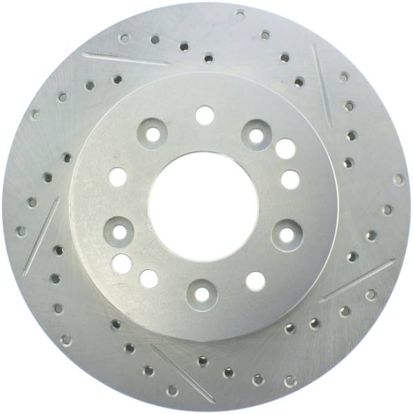 StopTech - StopTech Select Sport Drilled and Slotted Brake Rotor Front and Rear Left 227.62007L