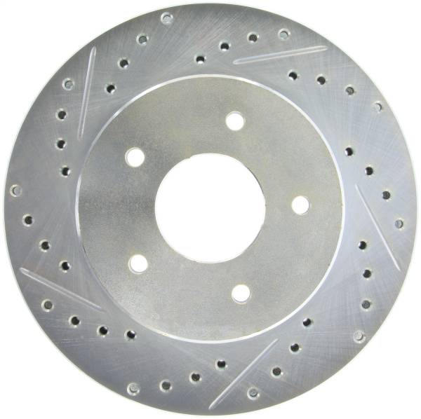 Stoptech - StopTech Select Sport Drilled and Slotted Brake Rotor; Front Right