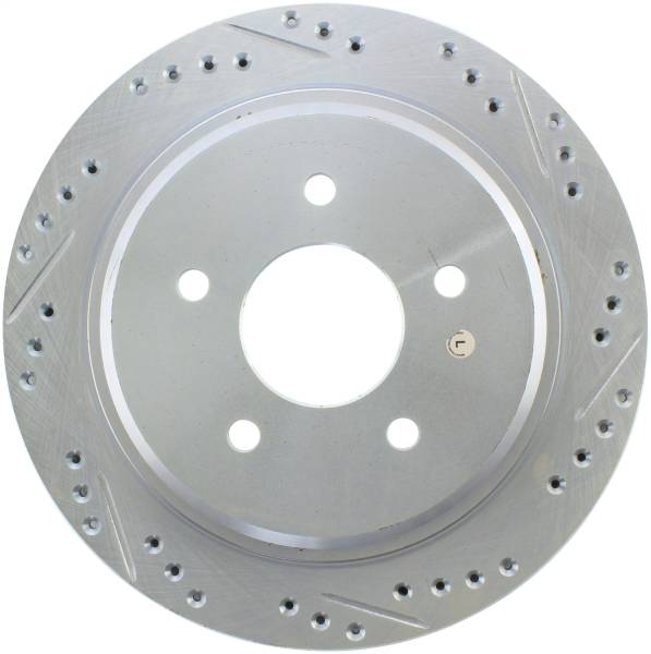 StopTech - StopTech Select Sport Drilled and Slotted Brake Rotor Rear Left 227.62061L