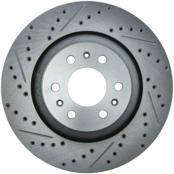 Stoptech - StopTech Select Sport Drilled and Slotted Brake Rotor; Front Right