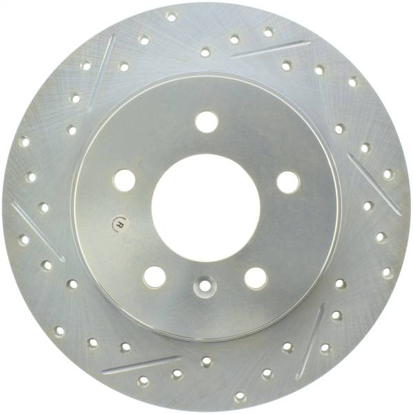 Stoptech - StopTech Select Sport Drilled and Slotted Brake Rotor; Rear Right