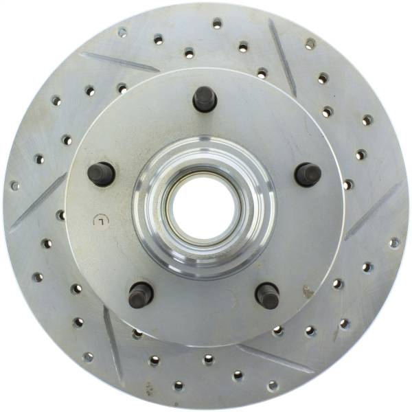 StopTech - StopTech Select Sport Drilled and Slotted Brake Rotor Front Left 227.65040L