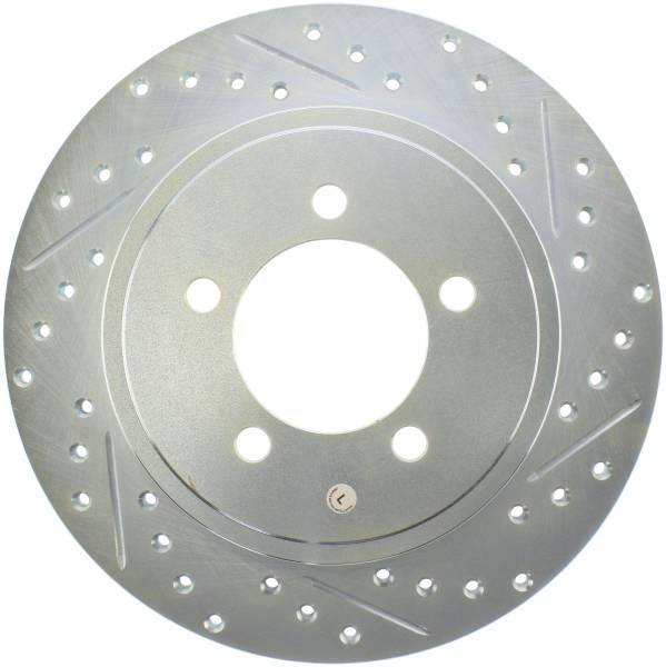 Stoptech - StopTech Select Sport Drilled and Slotted Brake Rotor Rear Left 227.65090L