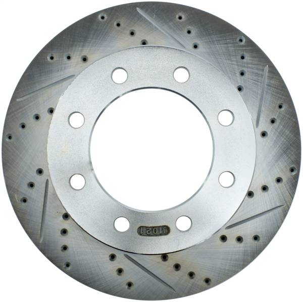 StopTech - StopTech Select Sport Drilled and Slotted Brake Rotor Front Left 227.65110L