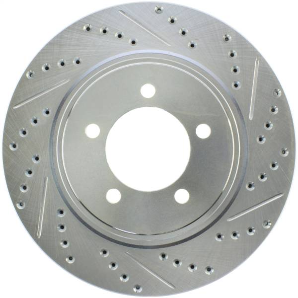 StopTech - StopTech Select Sport Drilled and Slotted Brake Rotor Front Left 227.65118L