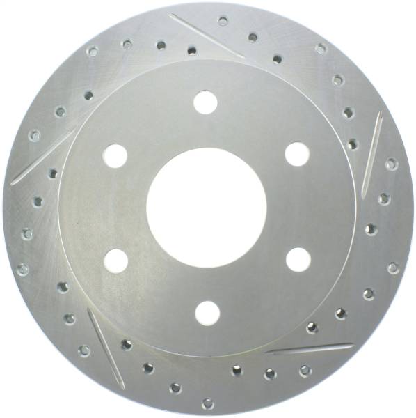 StopTech - StopTech Select Sport Drilled and Slotted Brake Rotor Front Left 227.66009L